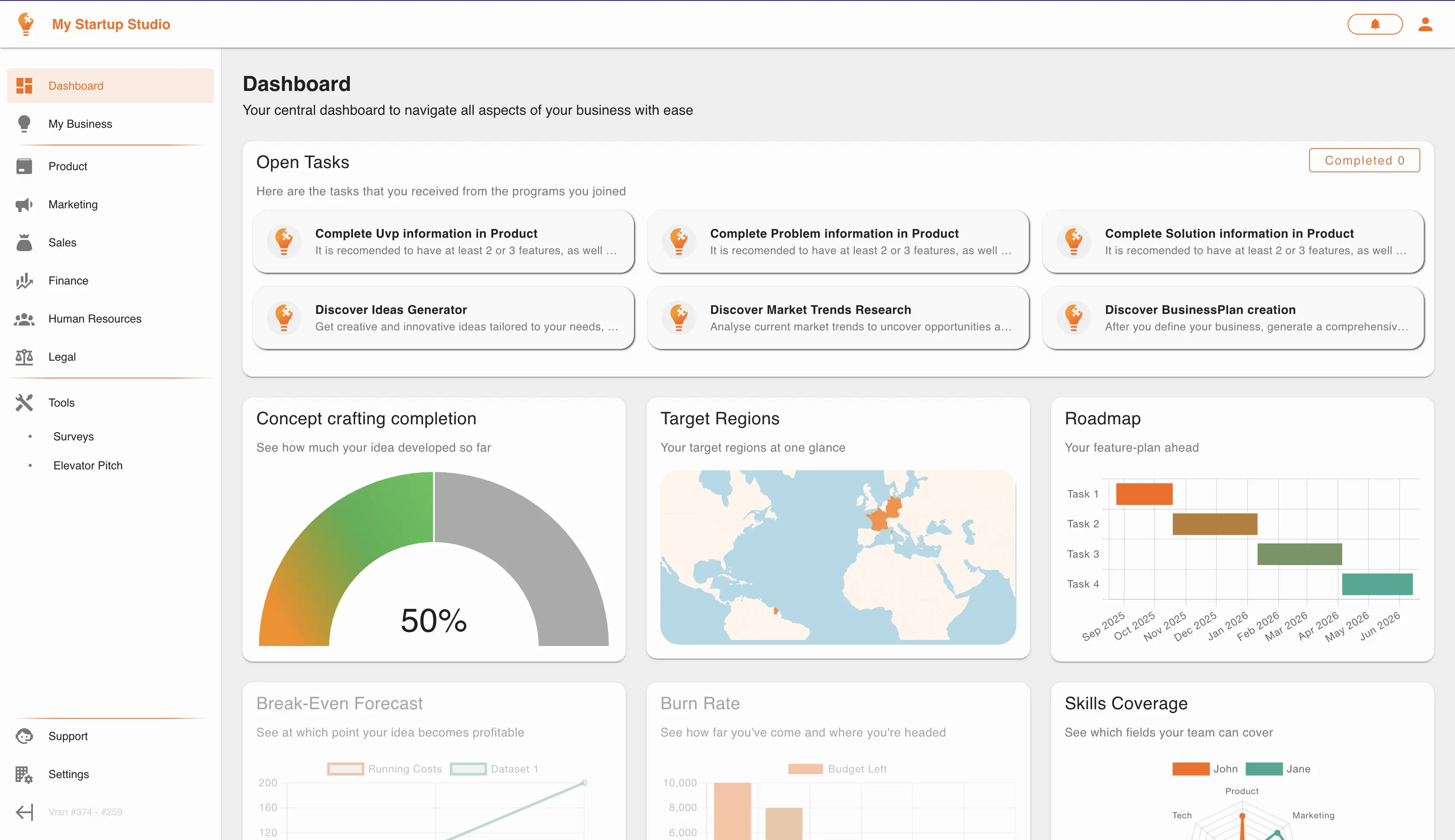 Customised Checklists & Tasks