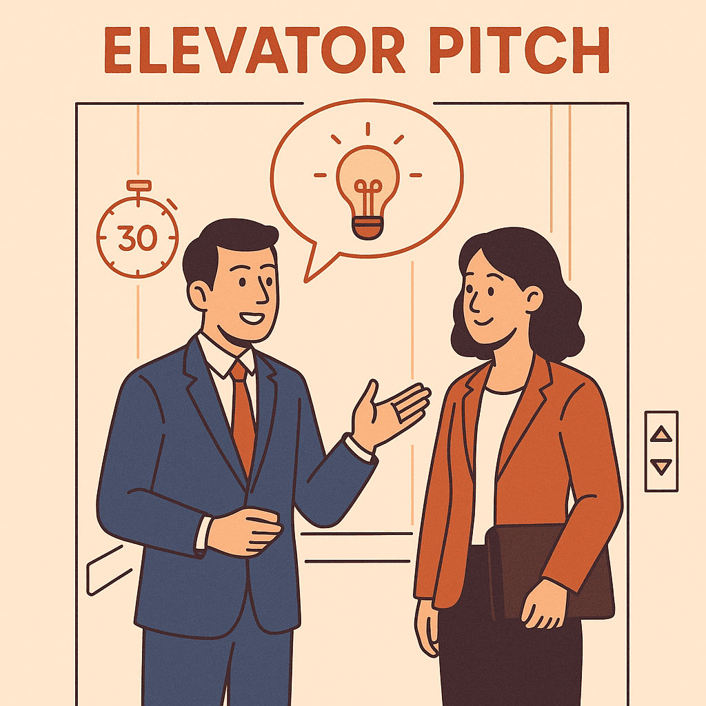 Elevator Pitch tool interface